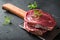 Raw Black Angus Beef Steak with Rosemary