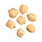 Raw Chickpea Grains Isolated