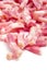 Raw chopped bacon