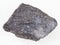 raw chromite stone on white