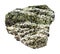 raw chrysotile serpentine mineral isolated