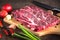 Raw Chuck Beef Steak for grill