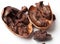 Raw cocoa beans