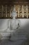 Raw concrete Buddha statue at Thai temple