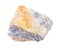 raw Corundum rock isolated on white