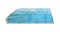 raw crystal of Aquamarine (blue Beryl) isolated