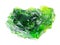 raw crystal of chrome diopside (siberian emerald