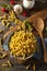 Raw Dry Organic Fusilli Pasta