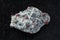 raw eclogite stone on dark g background