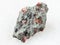 raw eclogite stone on white