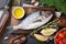 Raw fish cooking ingredients
