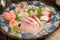 Raw fish slice Japanese food