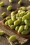 Raw Fresh Organic Green Garbanzo Beans