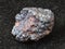 Raw Goethite stone on black