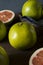 Raw Green Organic Citrus Pummelo Fruit