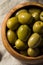 Raw Green Organic Olives