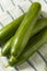 Raw Green Organic Persian Cucumbers