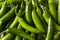 Raw Green Organic Serrano Peppers