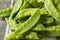 Raw Green Organic Snow Peas