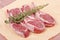 Raw Lamb Chops