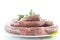 Raw liver sausage home