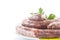 Raw liver sausage home