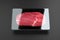 raw meat tray isolated - steak package
