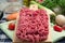 Raw minced meat - beef meat