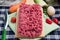 Raw minced meat - beef meat