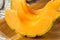 Raw Orange Organic Cantaloupe Fruit