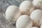 Raw Organic Cage Free White Eggs