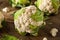 Raw Organic Cauliflower Heads