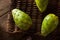 Raw Organic Green Cactus Pears