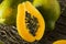 Raw Organic Green Hawaiian Papaya