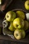 Raw Organic Heirloom Golden Russet Apples