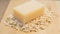 Raw organic oatmeal soap rotating shot