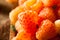 Raw Organic Orange Sunshine Raspberries