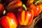 Raw Organic Striped Red Bell Pepper
