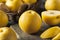 Raw Organic Yellow Asian Apple Pears