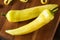 Raw Organic Yellow Banana Peppers