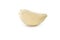 Raw peeled clove of garlic, isolated on white background. Vegetable, spice. Fresh ingredient, ripe summer harvest. Close