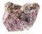 raw pink Dolomite rock ( Dolostone) on white