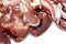 Raw Pork, Raw pork pieces meat, Pork close up, fat Pork