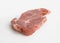 Raw pork scotch fillet steak