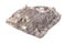 raw porphyric Basalt rock isolated on white