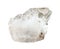 raw Rock crystal (colorless Quartz) isolated