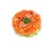 Raw Salmon Tartare, Trout Tartar or Red Fish Tatar