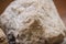 Raw specimen of Barite stone from mining and quarrying. Baryte o