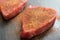 Raw Spice Rubbed Tuna Steaks