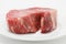 Raw Steak on Plate